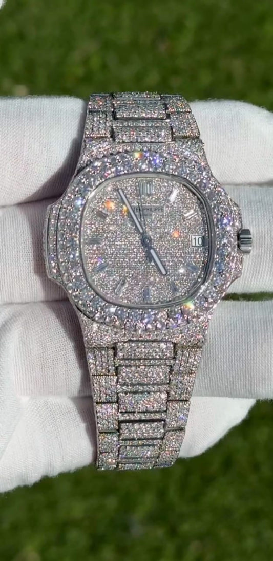 Timeless Brilliance: The Diamond Moissanite Watch